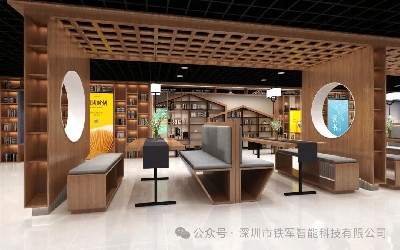 延边米拉克书吧上线铁军智能闸机