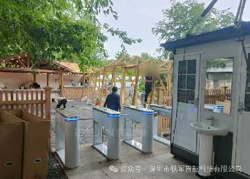 景区检票口人行通道闸机摆闸的说明