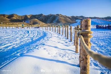 甘肃省黄河石林滑雪场