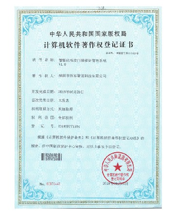 软件著作证书