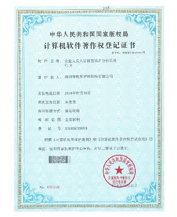 软件著作证书