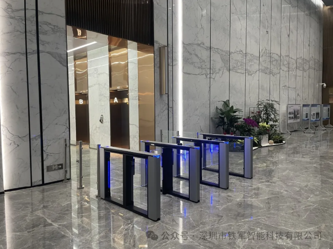 写字楼智能速通门闭合异常怎么解决？