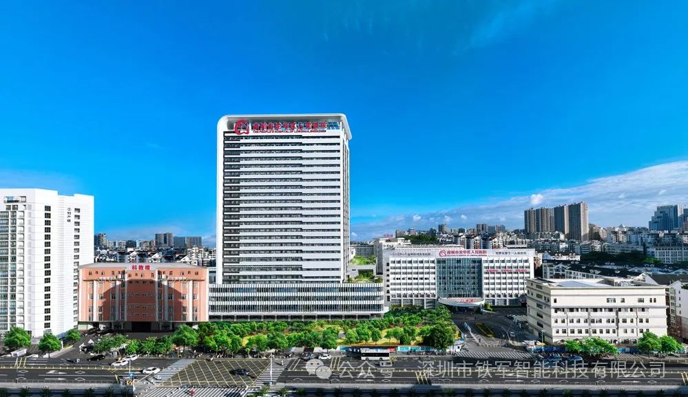 深圳龙华区人民医院-上线铁军智能闸机